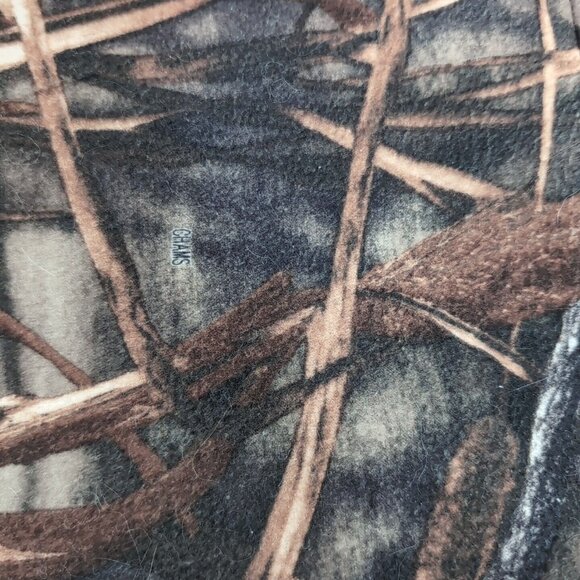 Ducks Unlimited Canada Mens XXL Camo Fleece Hunting Vest Zip Green Brown 120F096 - Picture 14 of 14